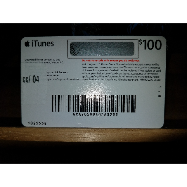 iTunes gift card for naira